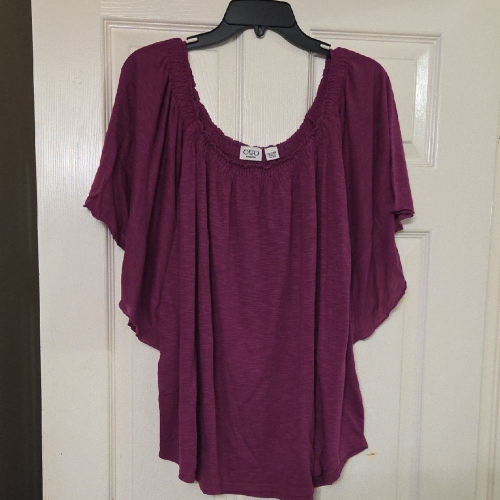 Cato Women's Rich Purple Blouse